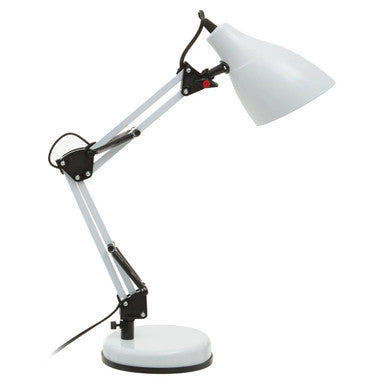 Orsina Finley White Adjustable Desk Lamp – Task Lighting for Home Office