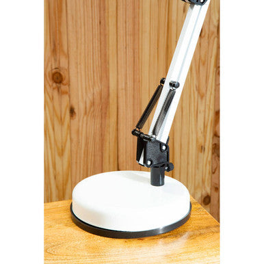 Orsina Finley White Adjustable Desk Lamp – Task Lighting for Home Office