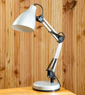 Orsina Finley Silver Desk Lamp – Adjustable Iron Task Light