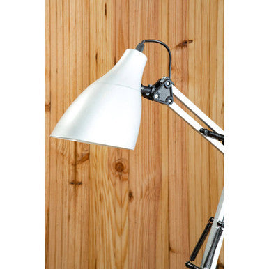 Orsina Finley Silver Desk Lamp – Adjustable Iron Task Light