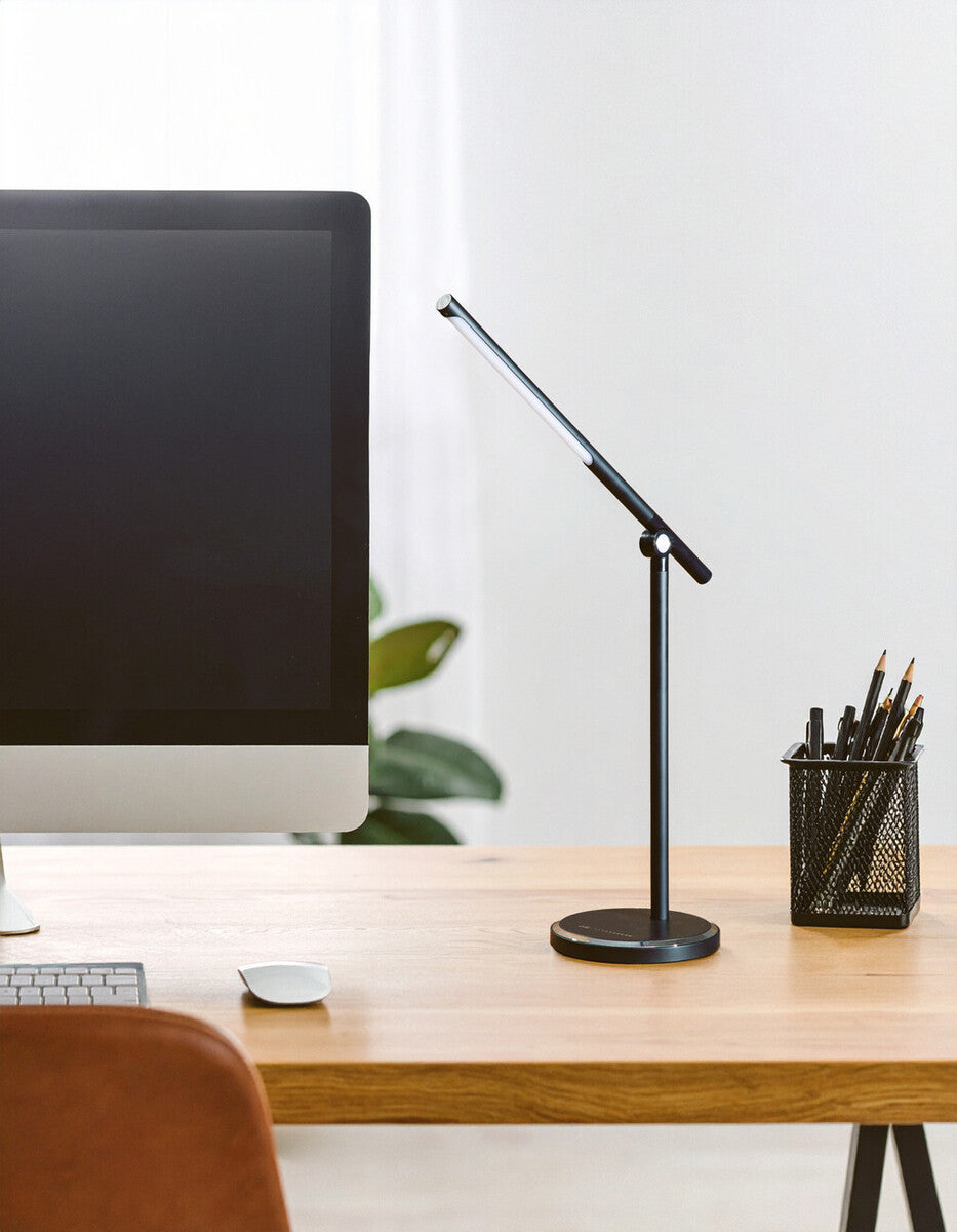 Orsina Finley Black Touch Desk Lamp – Modern Rotatable Task Lighting