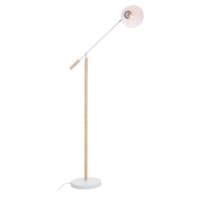 Orsina Stockholm Matte White Floor Lamp – Adjustable Nordic Reading Light