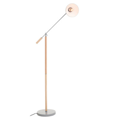 Orsina Stockholm Floor Lamp – Matte Grey Industrial Task Lighting