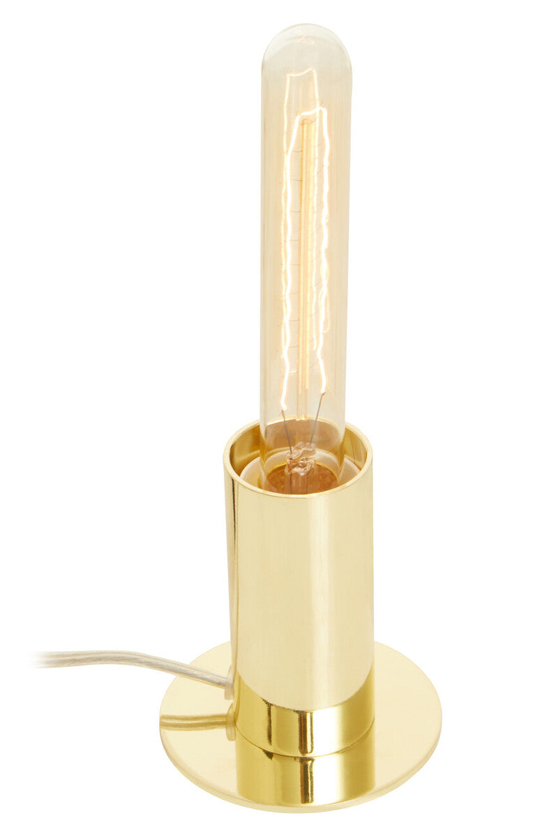 Orsina Stockholm Table Lamp – Shiny Brass Finish with Glass Globe