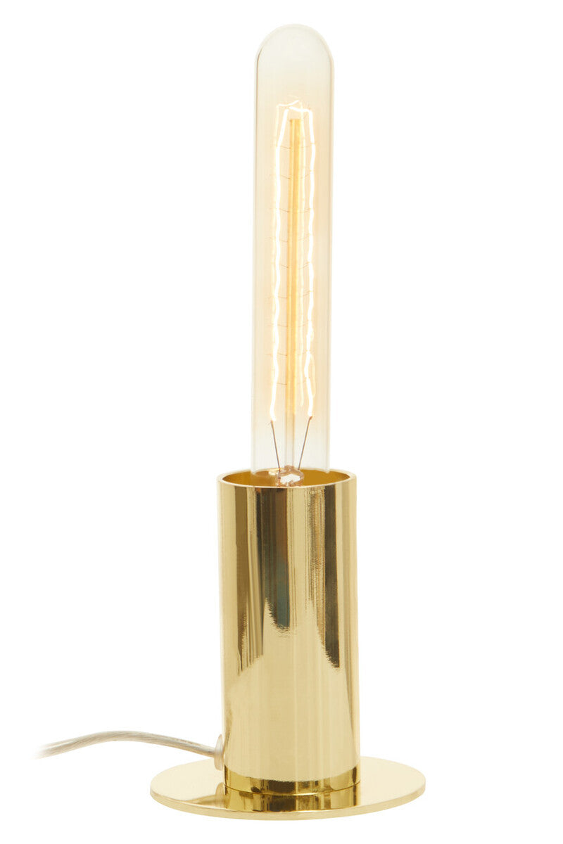 Orsina Stockholm Table Lamp – Shiny Brass Finish with Glass Globe