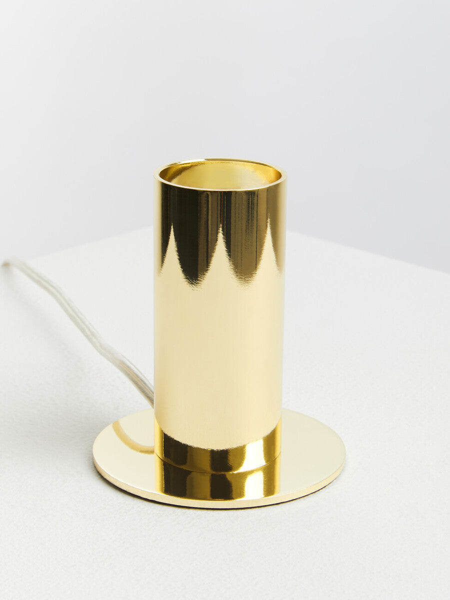 Orsina Stockholm Table Lamp – Shiny Brass Finish with Glass Globe