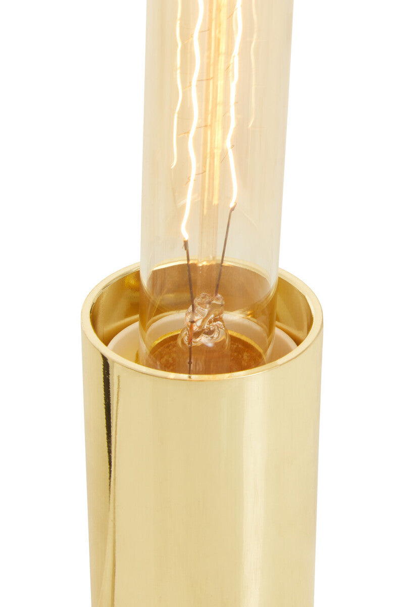Orsina Stockholm Table Lamp – Shiny Brass Finish with Glass Globe