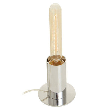 Orsina Stockholm Table Lamp – Modern Chrome Finish with Glass Globe