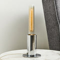 Orsina Stockholm Table Lamp – Modern Chrome Finish with Glass Globe