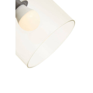 Orsina Stockholm Curved Table Lamp – Matte Black & Rubberwood