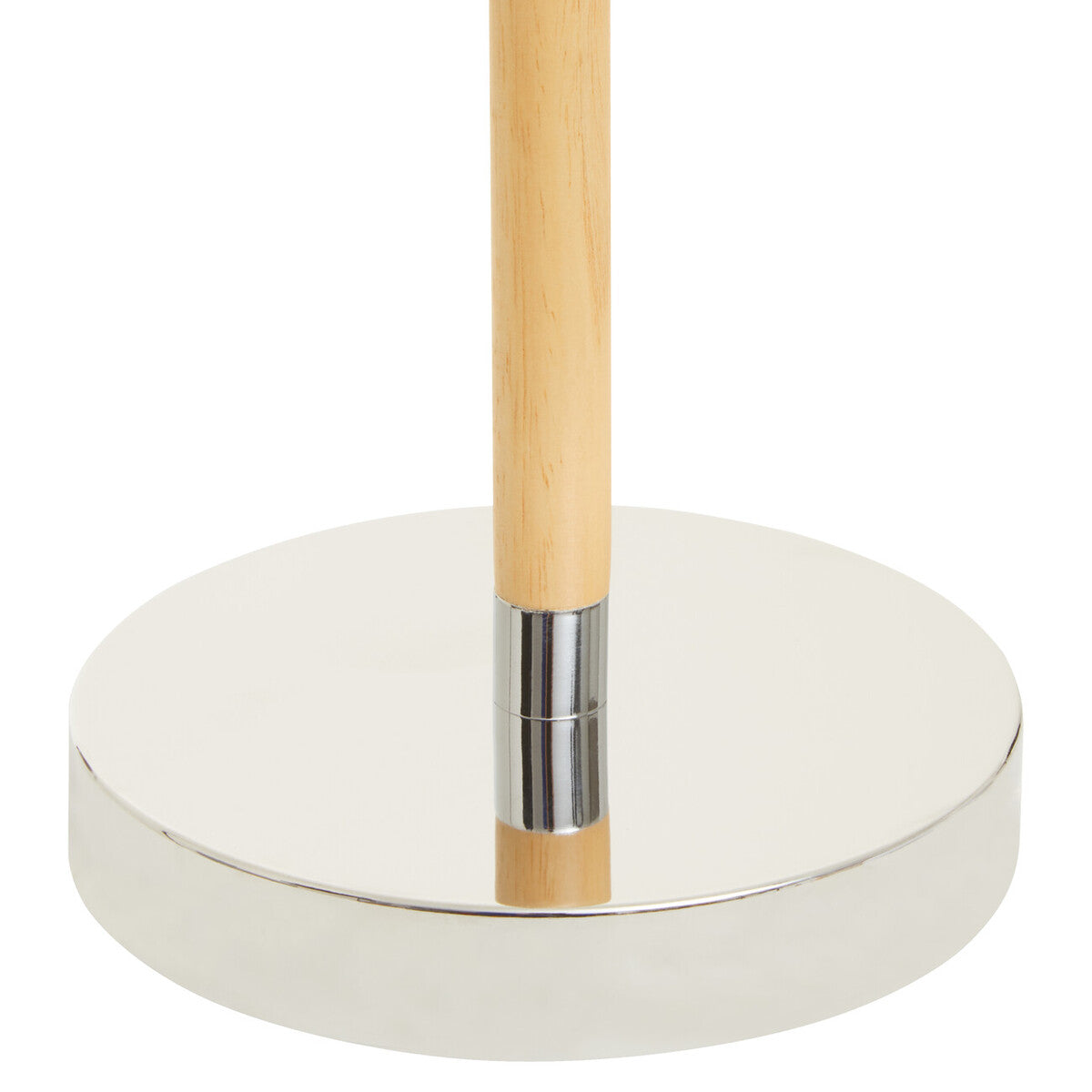 Orsina Stockholm Adjustable Desk Lamp – Chrome & Rubberwood Task Light