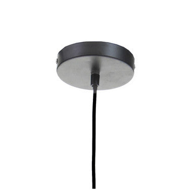 Orsina Jaya Black Rattan Overlapping Pendant Light – Modern Drum Lamp