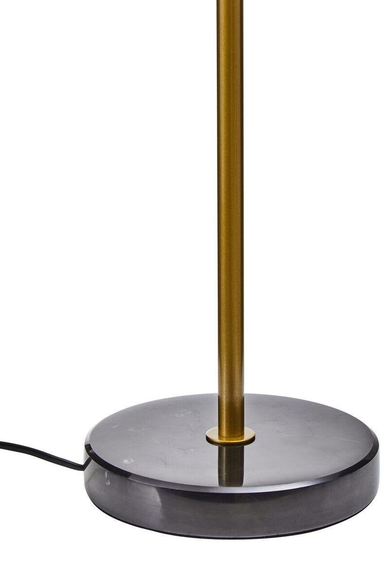 Orsina Revive Gold and Black Marble Table Lamp | Two Light Modern Decor