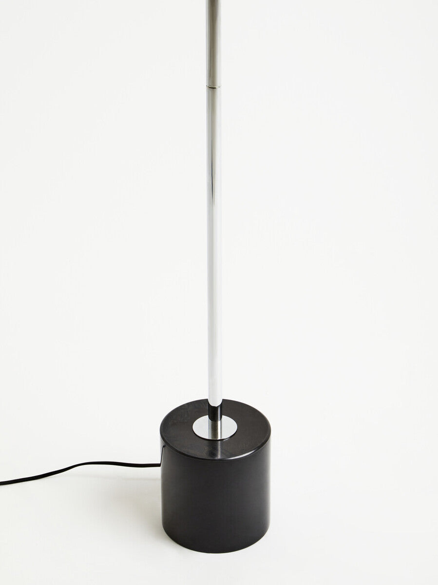 Orsina Revive Metal Floor Lamp – Modern Silver Finish with Twin Globes