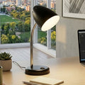 Orsina Flexi Matte Black Desk Lamp – Adjustable Modern Task Lighting