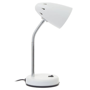 Orsina Flexi Matte White Desk Lamp – Adjustable Gooseneck Task Light