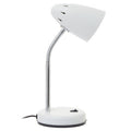Orsina Flexi Matte White Desk Lamp – Adjustable Gooseneck Task Light