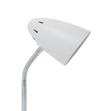 Orsina Flexi Matte White Desk Lamp – Adjustable Gooseneck Task Light