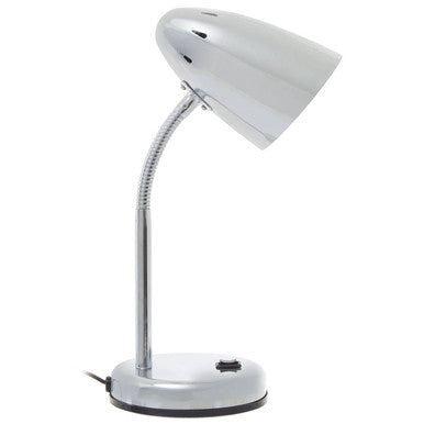 Orsina Flexi Chrome Desk Lamp – Adjustable Gooseneck Task Lighting