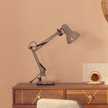 Orsina Payton Studio Matte Grey Metal Adjustable Task Desk Lamp