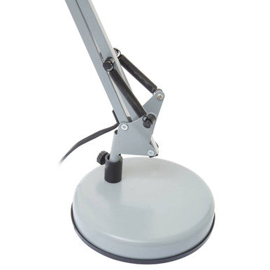 Orsina Payton Studio Matte Grey Metal Adjustable Task Desk Lamp