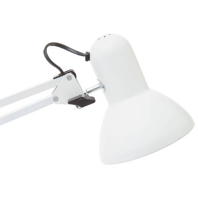 Orsina Payton Studio Matte White Metal Desk Lamp | Adjustable Task Light