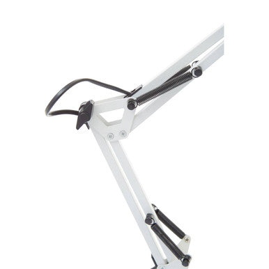 Orsina Payton Studio Matte White Metal Desk Lamp | Adjustable Task Light