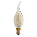 Orsina C35T E14 Vintage Candle Bulb – 40W Spiral Filament 115mm