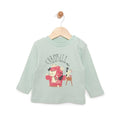 HelloBaby Basic Cat Printed Interlock Long Sleeve T-Shirt - Multicolour