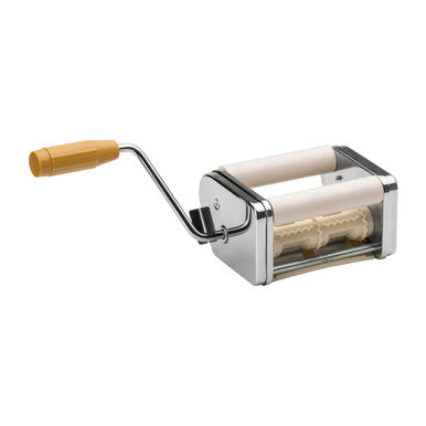 Orsina Ravioli Attachment – Chrome Pasta Maker Tool for Home Cooking