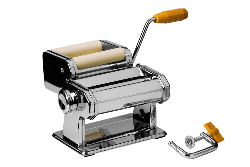 Orsina Ravioli Attachment – Chrome Pasta Maker Tool for Home Cooking