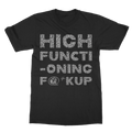 Kate's Clothing Gothic Print Heavy Cotton T-Shirt – Unisex Round Neck