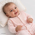 Bebetto Newborn Footed Jumpsuit - Pink