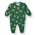 HelloBaby Christmas Baby Boy Sleepsuit - Dark Green
