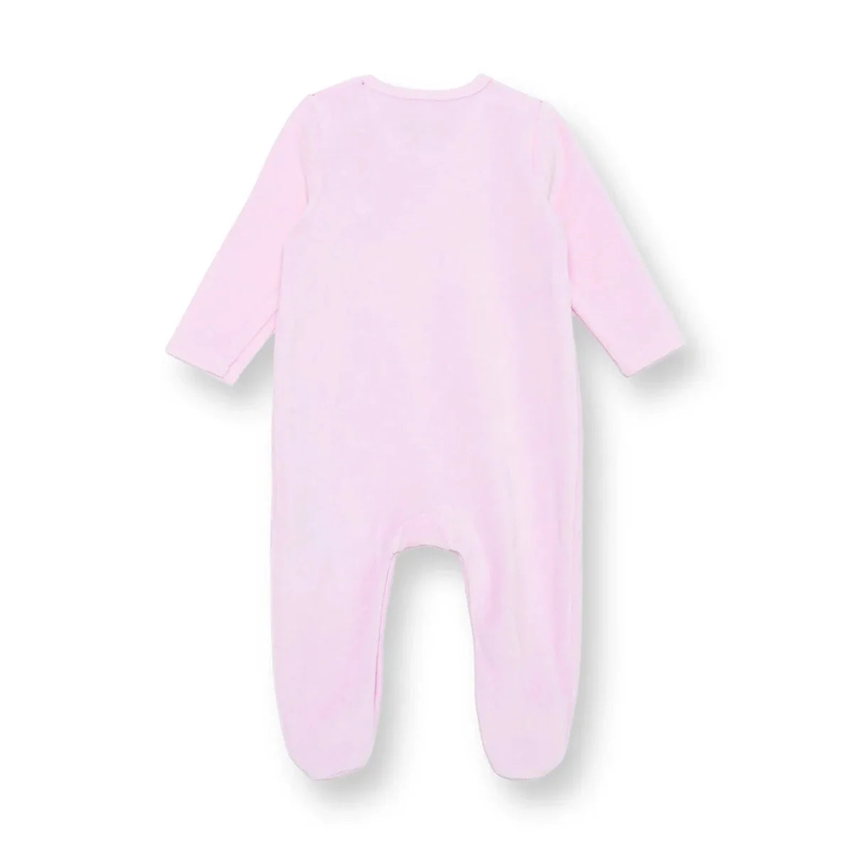 HelloBaby Newborn Velvet Footed Jumpsuit - Pink