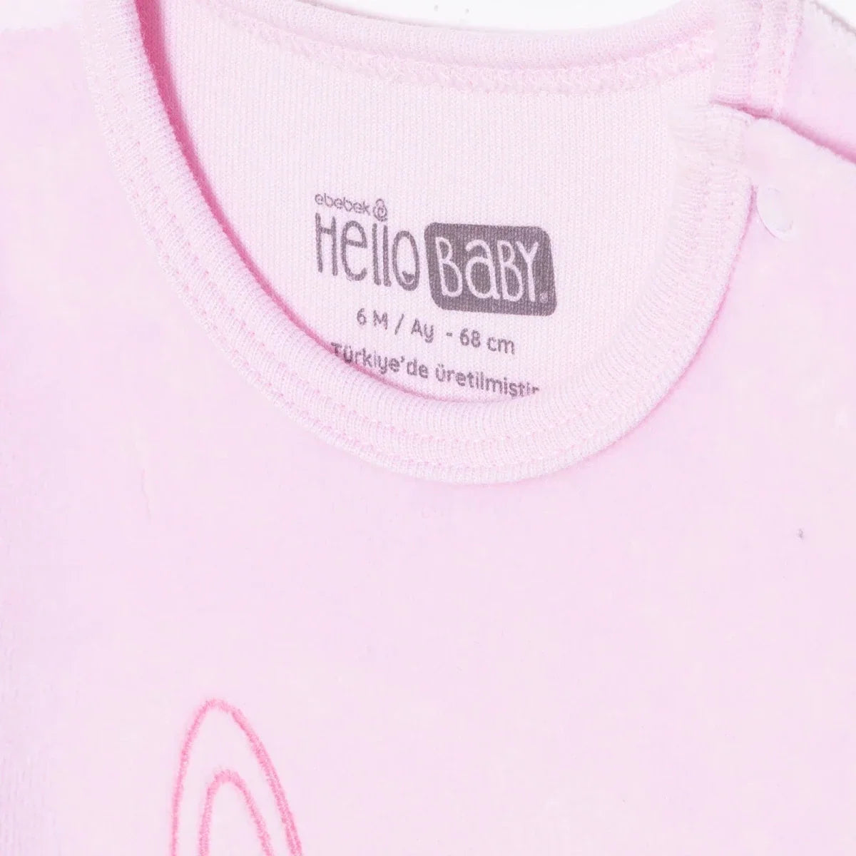 HelloBaby Newborn Velvet Footed Jumpsuit - Pink