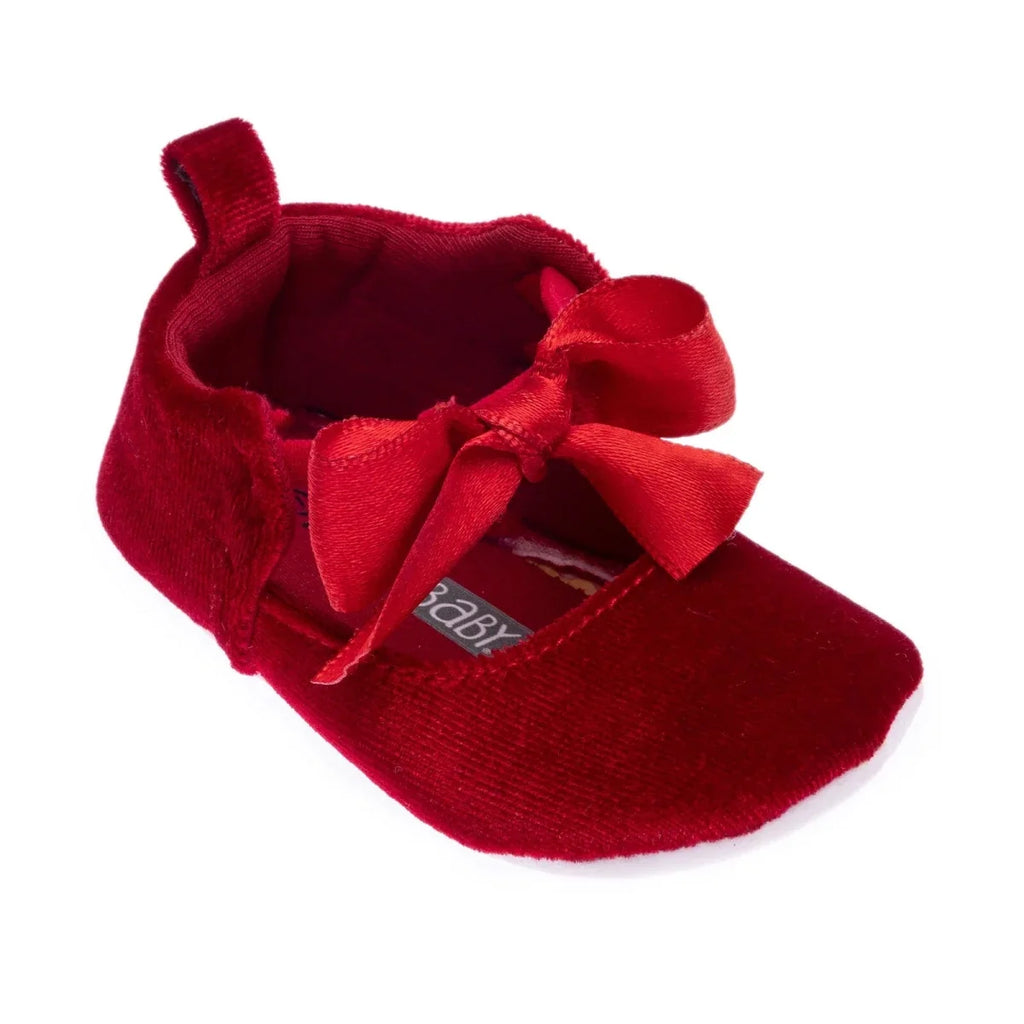 HelloBaby Girls Christmas Pre-Walker Shoes - Red