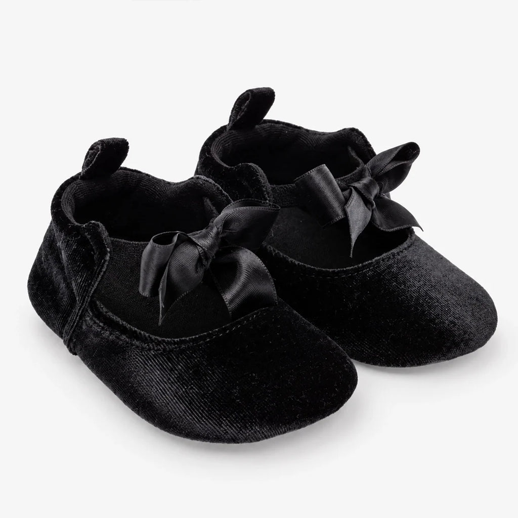 HelloBaby Girls Christmas Pre-Walker Shoes - Black