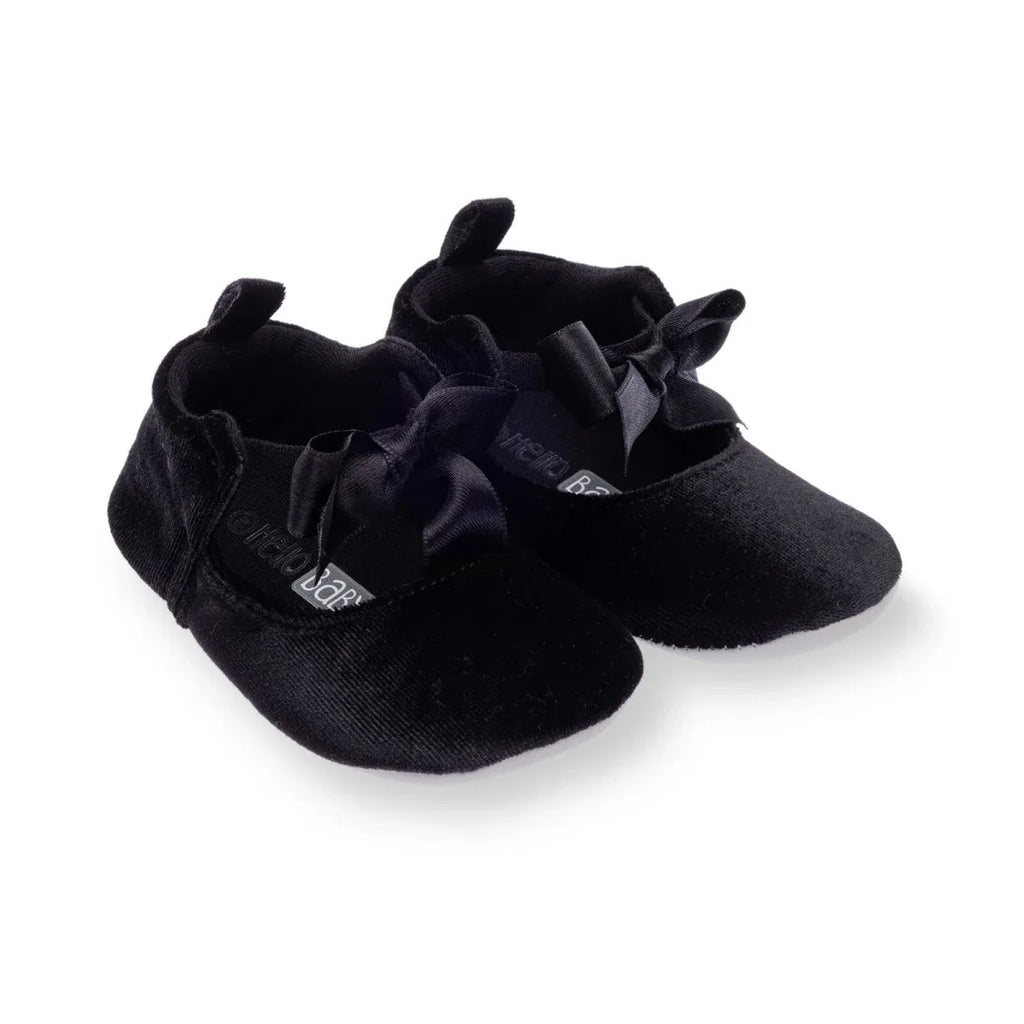HelloBaby Girls Christmas Pre-Walker Shoes - Black
