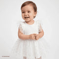 HelloBaby Newborn Girl Special Day Clothing - Ecru