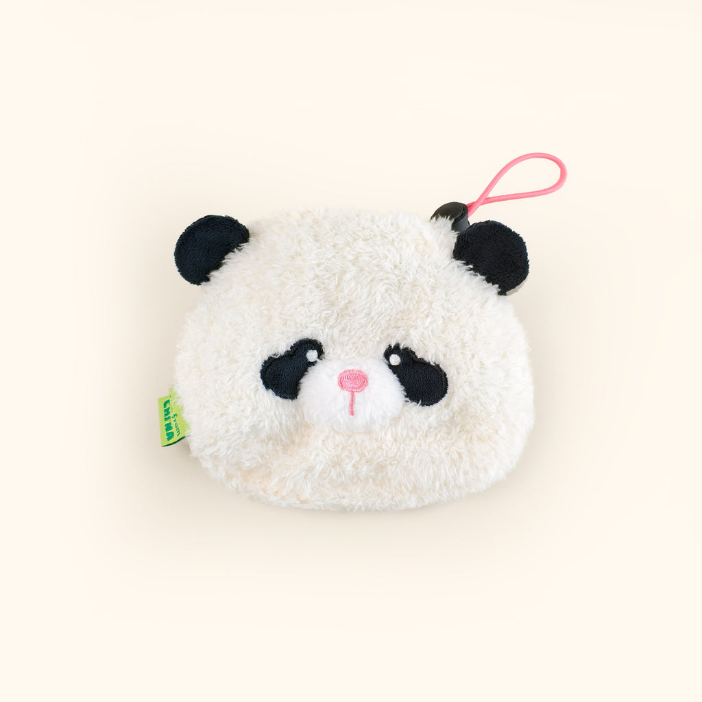 LuLuFun Studio Panda Soft Bag – Handmade Polar Fleece Plush Purse