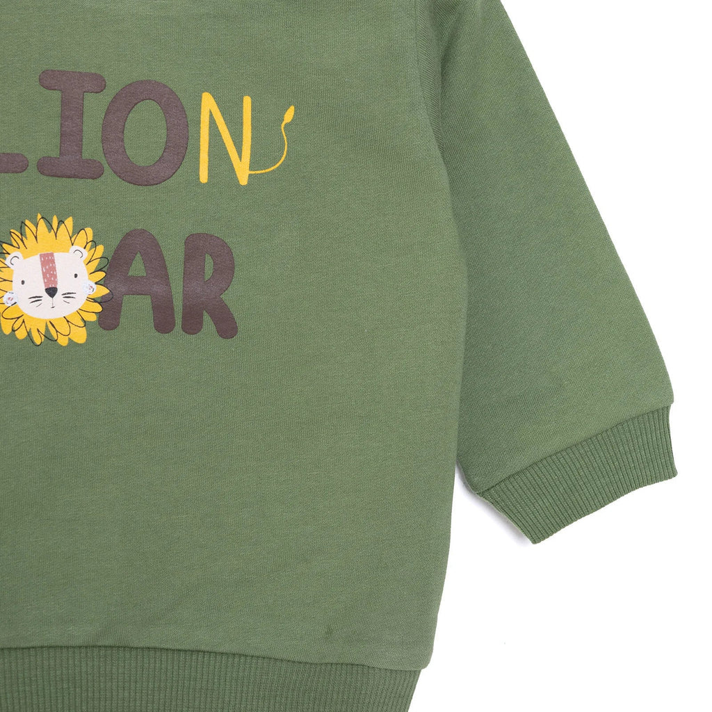 HelloBaby Basic Sweatshirt - Dark Green