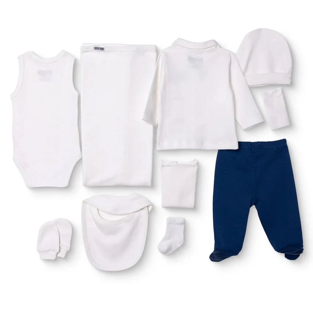 HelloBaby 10 Piece Bear Print Baby Hospital Bag Set (Newborn) - image 2