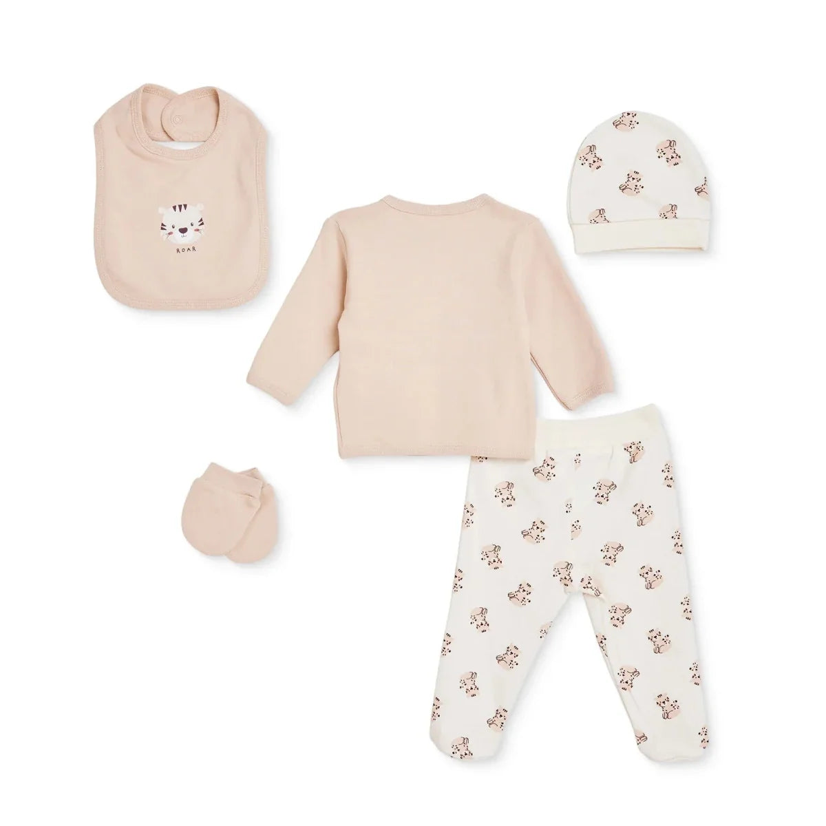 HelloBaby 5 Piece Lion Print Baby Hospital Bag Set (Newborn) - image 2