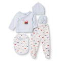 HelloBaby 5 Piece Car Print Baby Hospital Bag Set (Newborn) - image 1