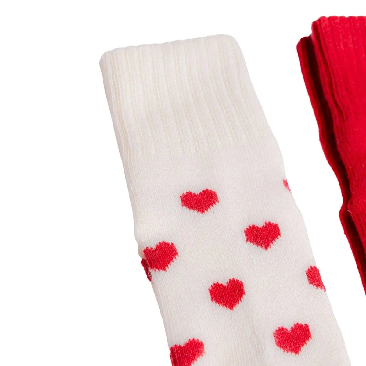 HelloBaby Heart Print 3 Pack Roll-Top Baby Socks (Newborn to 12-24 Months) - image 2