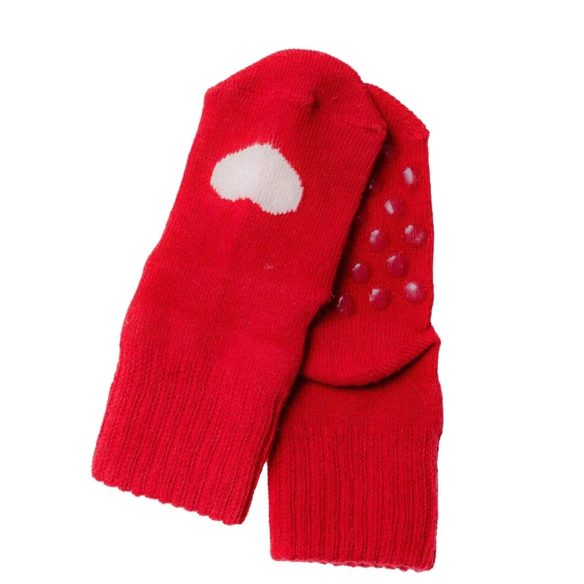 HelloBaby Heart Print 3 Pack Roll-Top Baby Socks (Newborn to 12-24 Months) - image 5
