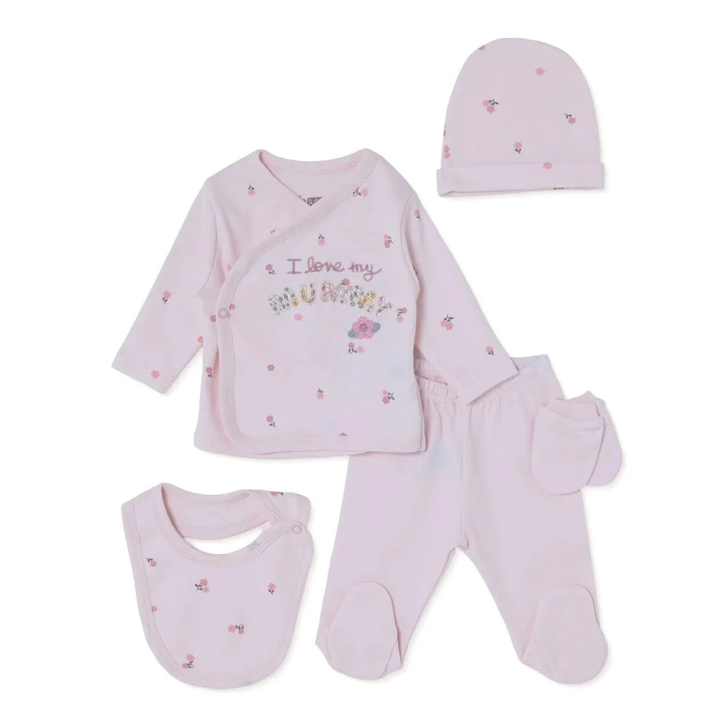 HelloBaby 5 Piece Floral Print Boxed Baby Hospital Bag Set (Newborn) - image 1