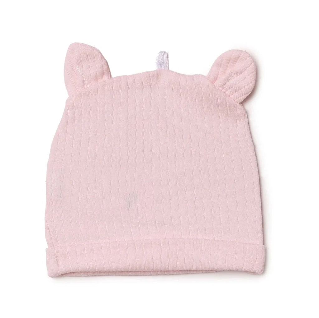 HelloBaby Bear Print Interlock Baby Hat (Newborn) - image 2