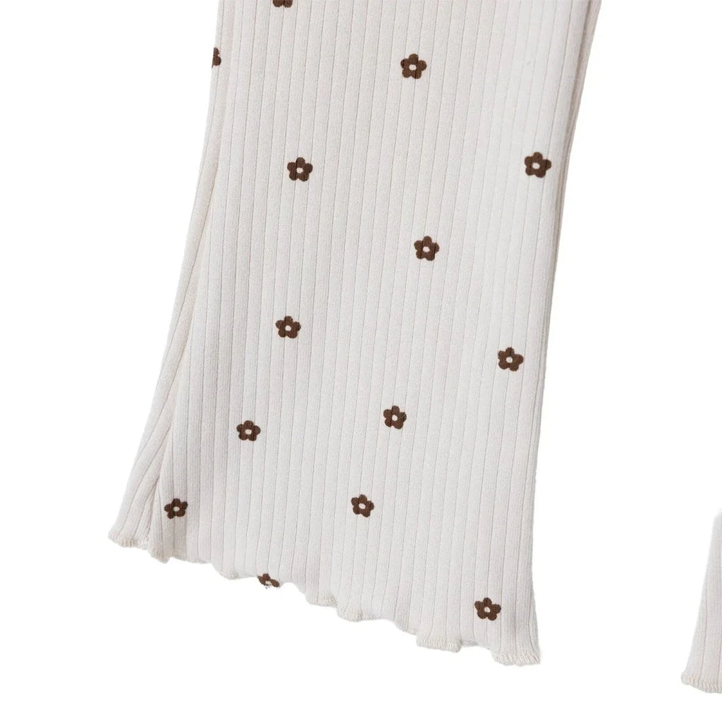HelloBaby Floral Print Lightweight Ribbed Baby Leggings (3-6 Months to 4-5 Years) - image 5